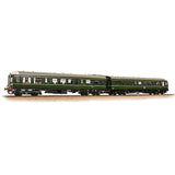 Bachmann 32-900C OO Gauge Class 108 2-Car DMU BR Green (Speed Whiskers)