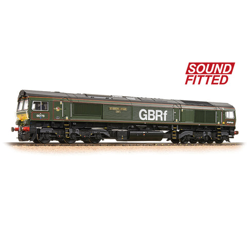 Bachmann 32-983SF OO Gauge Class 66/7 66779 'Evening Star' GBRf Brunswick Green - DCC SOUND