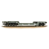 Bachmann 33-878A OO Gauge 45T Bogie Well Wagon LMS Grey
