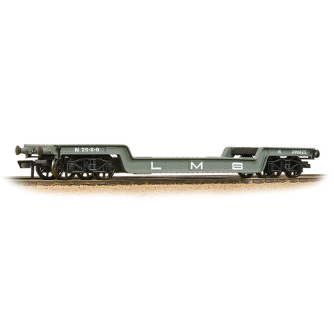 Bachmann 33-878A OO Gauge 45T Bogie Well Wagon LMS Grey