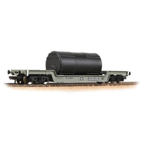 Bachmann 33-901F OO Gauge 45T Bogie Well Wagon BR Grey (Early) [WL]