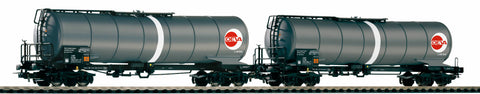 Piko 58228 HO Gauge Expert OBB OEVA Bogie Tank Wagon Set (2) V