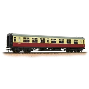 Bachmann 34-751 OO Gauge SR Bulleid Composite Corridor Coach 15'' Vents BR Crimson & Cream