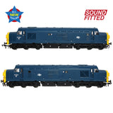 Bachmann 35-301SF OO Gauge Class 37/0 Split Headcode 37034 BR Blue (DCC SOUND)