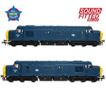 Bachmann 35-301SFX OO Gauge Class 37/0 Split Headcode 37034 BR Blue (SUPER DELUXE)