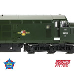 Bachmann 35-302SF OO Gauge Class 37/0 Split Headcode D6710 BR Green (Late Crest)  (SOUND FITTED)