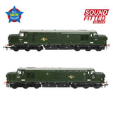 Bachmann 35-302SFX OO Gauge Class 37/0 Split Headcode D6710 BR Green (Late Crest) (SOUND FITTED DELUXE)