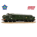 Bachmann 35-302SF OO Gauge Class 37/0 Split Headcode D6710 BR Green (Late Crest)  (SOUND FITTED)