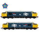 Bachmann 35-304 OO Gauge Class 37/0 Split Headcode 37043 'Loch Lomond' BR Blue (Large Logo)