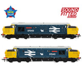 Bachmann 35-304SFX OO Gauge Class 37/0 Split Headcode 37043 'Loch Lomond' BR Blue (Large Logo)(SUPER DELUXE)
