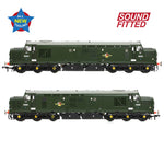 Bachmann 35-306SF OO Gauge Class 37/0 Centre Headcode D6829 BR Green (Small Yellow Panels)  (SOUND FITTED)