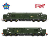Bachmann 35-306SF OO Gauge Class 37/0 Centre Headcode D6829 BR Green (Small Yellow Panels)  (SOUND FITTED)
