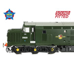 Bachmann 35-306SF OO Gauge Class 37/0 Centre Headcode D6829 BR Green (Small Yellow Panels)  (SOUND FITTED)