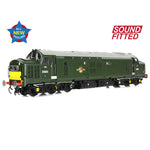 Bachmann 35-306SF OO Gauge Class 37/0 Centre Headcode D6829 BR Green (Small Yellow Panels)  (SOUND FITTED)