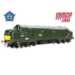 Bachmann 35-306SFX OO Gauge Class 37/0 Centre Headcode D6829 BR Green (Small Yellow Panels) (SOUND FITTED DELUXE)