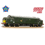 Bachmann 35-306SFX OO Gauge Class 37/0 Centre Headcode D6829 BR Green (Small Yellow Panels) (SOUND FITTED DELUXE)