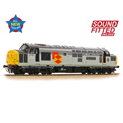 Bachmann 35-307SFX OO Gauge Class 37/0 Centre Headcode 37194 'British Int. Freight Assoc.' BR RF (SOUND FITTED DELUXE)