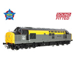 Bachmann 35-308SF OO Gauge Class 37/0 Centre Headcode 37201 'St. Margaret' BR Eng. Grey & Yellow  (SOUND FITTED)