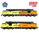 Bachmann 35-310SFX OO Gauge Class 37/0 Centre Headcode 37175 Colas Rail (SOUND FITTED DELUXE)