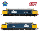 Bachmann 35-335SF OO Gauge Class 37/4 37430 'Cwmbran' BR Large Logo (DCC SOUND)