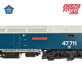 Bachmann 35-415SFX OO Gauge Class 47/7 47711 'Greyfriars Bobby' BR Blue (Large Logo)