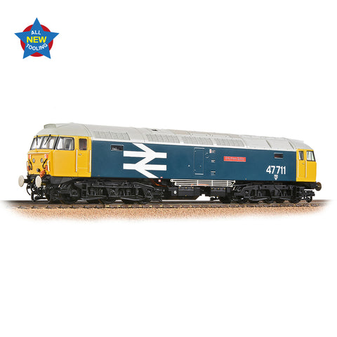 Bachmann 35-415 OO Gauge Class 47/7 47711 'Greyfriars Bobby' BR Blue (Large Logo)
