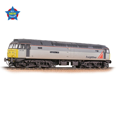 Bachmann 35-430 OO Gauge Class 47/3 47376 'Freightliner 1995' Freightliner Grey [W]