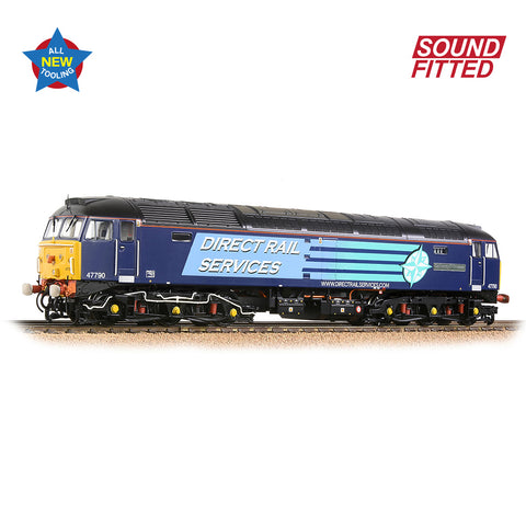 Bachmann 35-432SF OO Gauge Class 47/7 47790 'Galloway Princess' DRS Compass (Original)