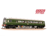 Bachmann 35-525SF OO Gauge Class 121 Single-Car DMU BR Green (Speed Whiskers)