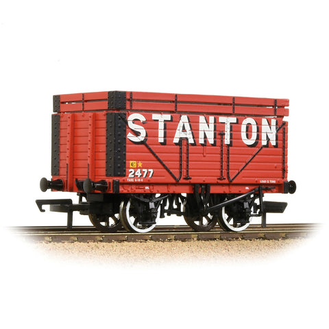 Bachmann 37-206B OO Gauge 8 Plank Wagon Coke Rails 'Stanton' Red
