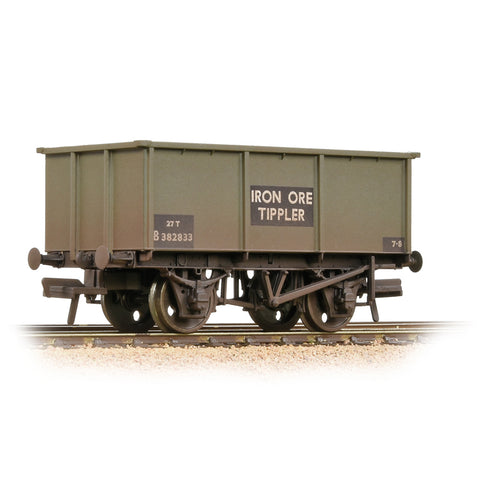 Bachmann 37-275G OO Gauge BR 27T Steel Tippler BR Grey (Early) 'Iron Ore' [W]
