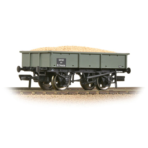 Bachmann 37-354D OO Gauge BR 13T Steel Sand Tippler BR Grey (Early) [WL]