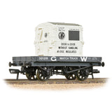Bachmann 37-480 OO Gauge 1 Plank Wagon GWR Grey With 'GWR' AF Container