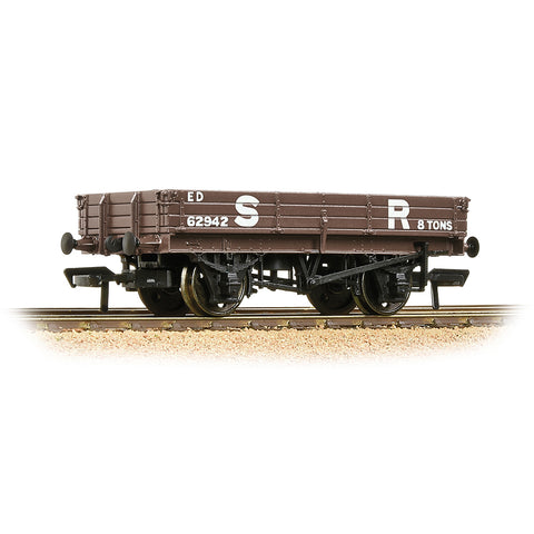 Bachmann 37-935 OO Gauge 3 Plank Wagon SR Brown