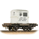 Bachmann 37-975B OO Gauge Conflat Wagon GWR Grey With 'GWR' AF Container [W]