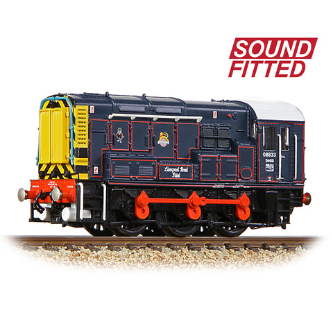 Graham Farish 371-015ESF N Gauge Class 08 08833 'Liverpool Street Pilot' BR/GER Lined Blue (DCC SOUND)