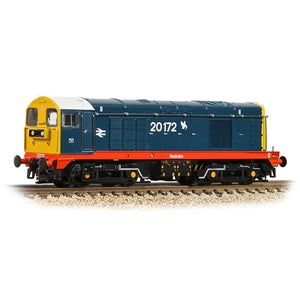 Graham Farish 371-042 N Gauge Class 20/0 Headcode Box 20172 'Redmire' BR Blue (Red Solebar)