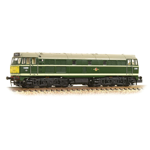 Graham Farish 371-111A N Gauge Class 31/1 D5616 BR Green (Small Yellow Panels)
