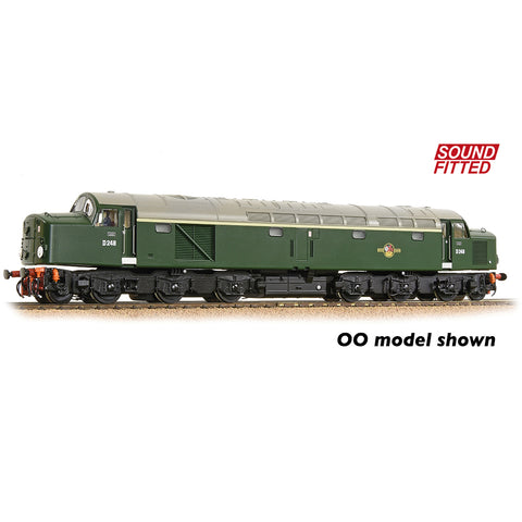 Graham Farish 371-180ASF N Gauge Class 40 Disc Headcode D248 BR Green (Late Crest) DCC SOUND