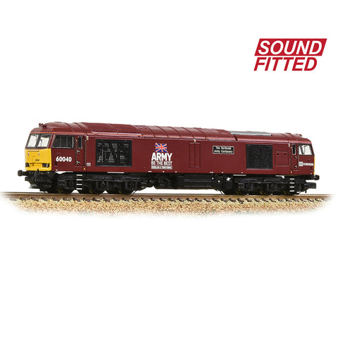 Graham Farish 371-361SF N Gauge Class 60 60040 'The Territorial Army Centenary' DB Schenker/Army Red