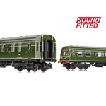 Graham Farish 371-508SF N Gauge Class 101 2-Car DMU BR Green (Speed Whiskers)