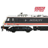 Graham Farish 371-780SF N Gauge Class 90/0 90005 'Financial Times' BR InterCity (Swallow)(SOUND FITTED)