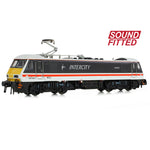 Graham Farish 371-780SF N Gauge Class 90/0 90005 'Financial Times' BR InterCity (Swallow)(SOUND FITTED)