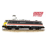 Graham Farish 371-780SF N Gauge Class 90/0 90005 'Financial Times' BR InterCity (Swallow)(SOUND FITTED)