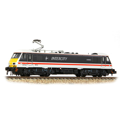 Graham Farish 371-780 N Gauge Class 90/0 90005 'Financial Times' BR InterCity (Swallow)