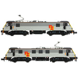 Graham Farish 371-781 N Gauge Class 90/0 90037 BR Railfreight Distribution Sector
