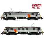 Graham Farish 371-781SF N Gauge Class 90/0 90037 BR Railfreight Distribution Sector (SOUND FITTED)