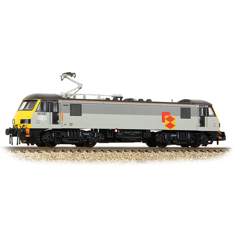 Graham Farish 371-781 N Gauge Class 90/0 90037 BR Railfreight Distribution Sector