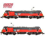 Graham Farish 371-782SF N Gauge Class 90/0 90019 'Penny Black' Rail Express Systems (SOUND FITTED)
