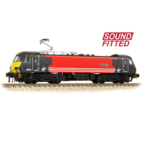 Graham Farish 371-783SF N Gauge Class 90/0 90004 'City of Glasgow' Virgin Trains (Original) (SOUND FITTED)